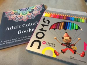 Coloring Book and Pencils